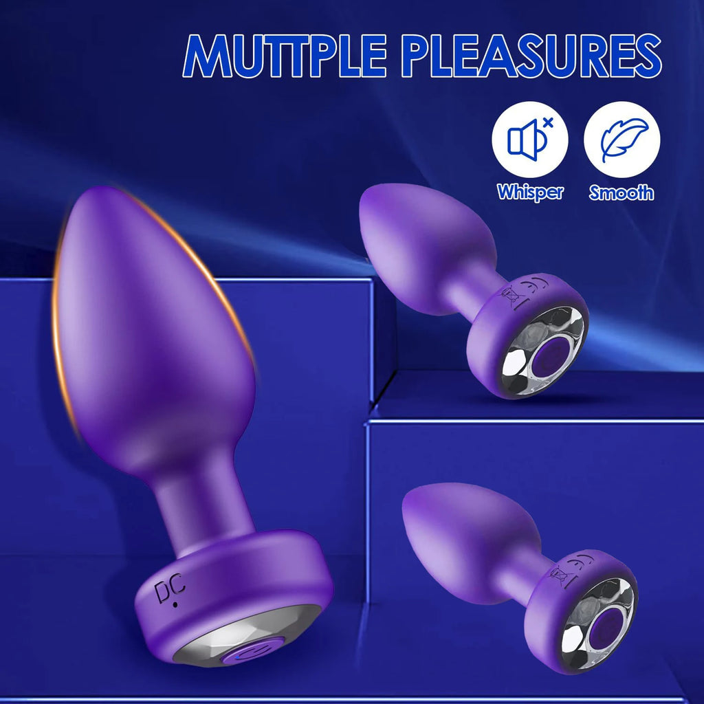 1PC Wireless Control Anal Vibrator Butt Plug Men Prostate Massager Stimulator Female Masturbator Adult Sex Toys for Women Gay