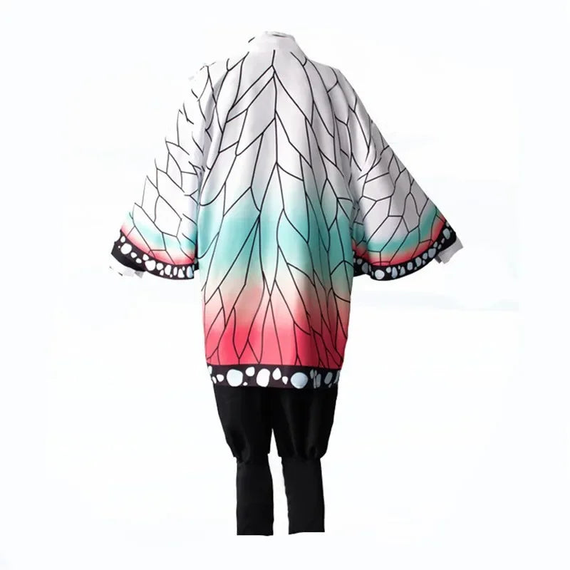 Demon Kochou Kanae Cosplay Costume Adult Anime Kimetsu No Yaiba Shinobu Kochou Halloween Clothes