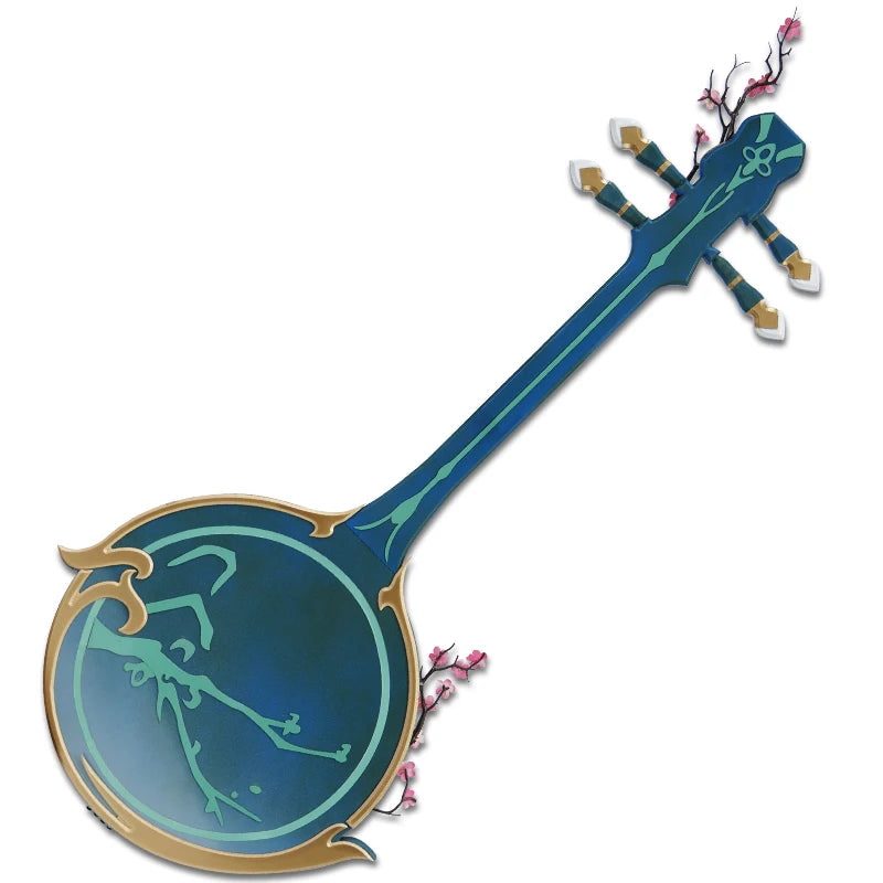 Game Ruan Mei Honkai: Star Rail Armweapons, Pipa, Qin, Broken Iron Cosplay Props Anime Halloween Christmas Party Costumes Wig