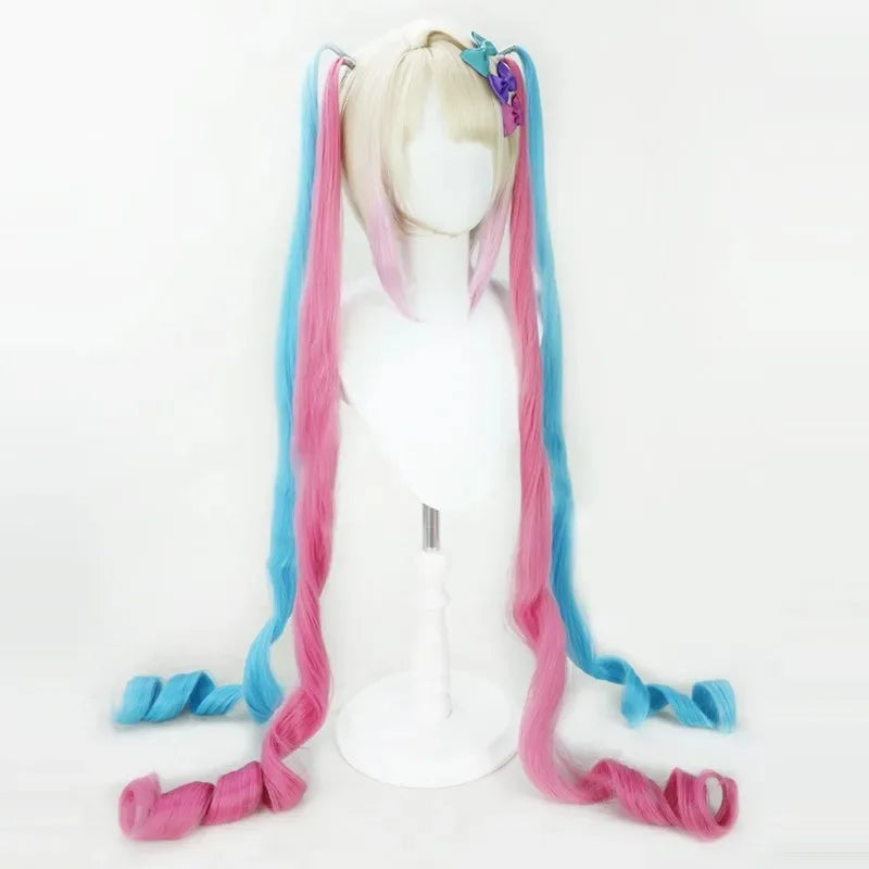 Game NEEDY GIRL OVERDOSE KAngel Cosplay Costume Full Set of Clothing Sailor Suit Jk Uniform Laser Color Skirts