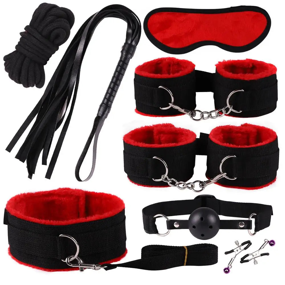 Vibrators sexy toys for women couples adult 18 Handcuffs erotic accessories bondage gear Mask anal plug penis ring dildo sex kit