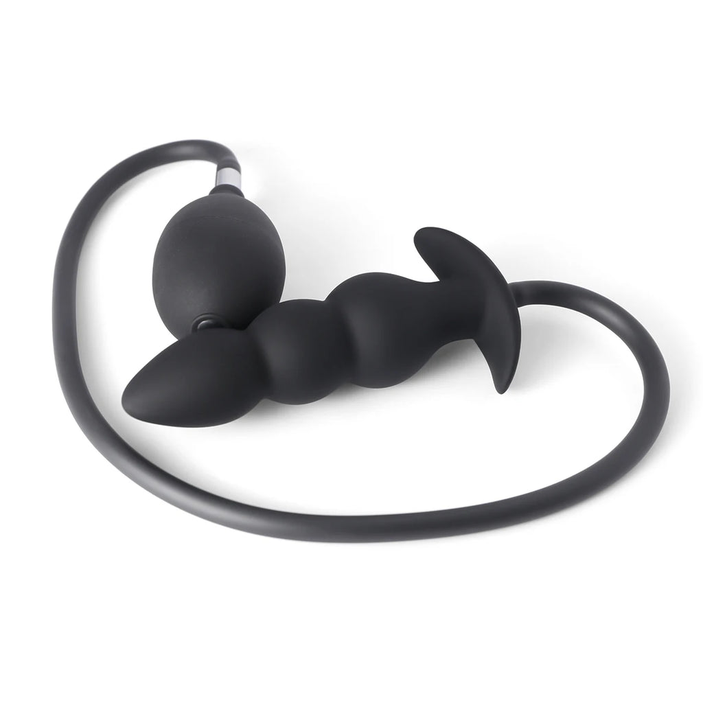 Inflatable Anal Plug Metal Ball Butt Plug Sex Toys For Men Women Huge Anus Ass Butt Dilator Prostate Massager G Spot Stimulator