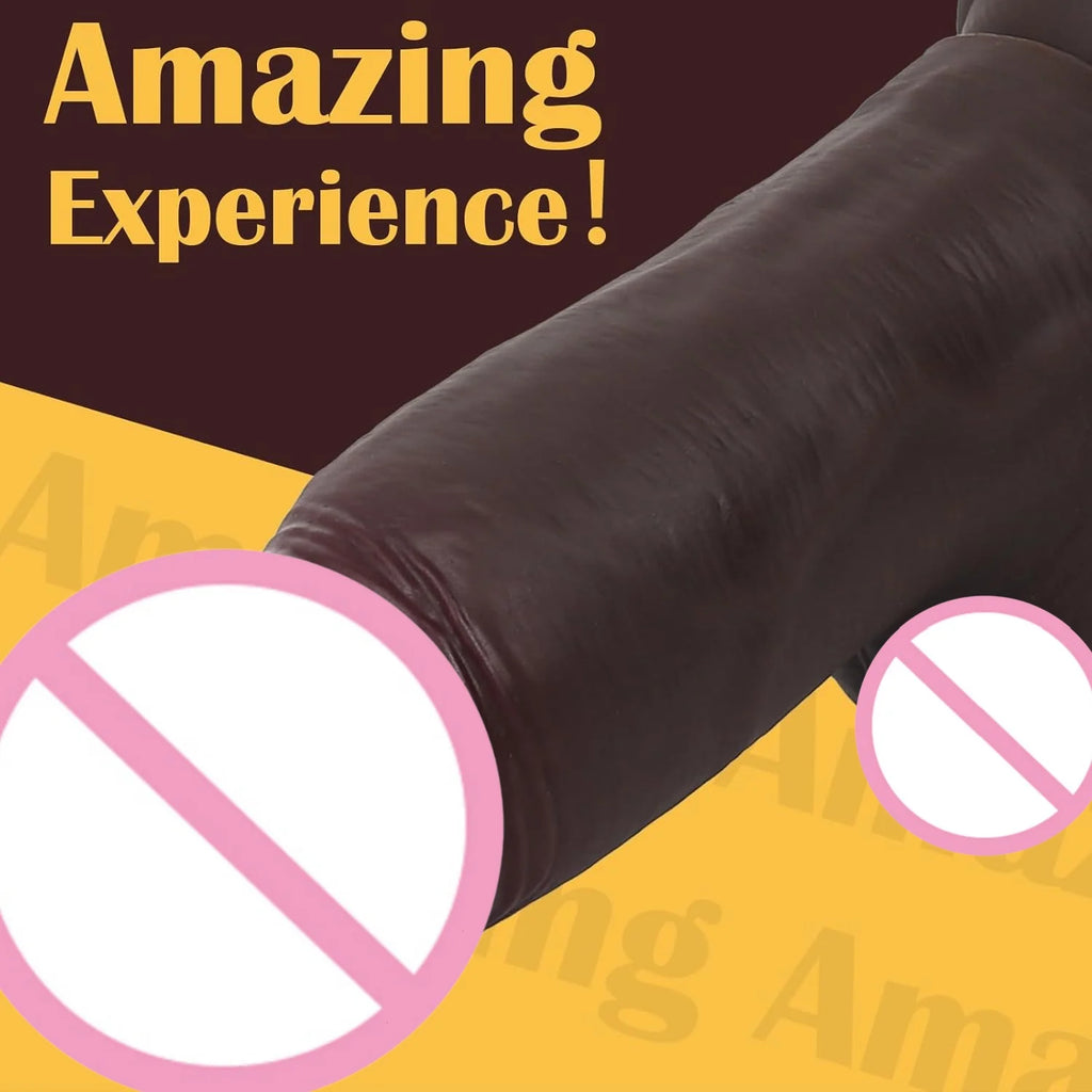 Realistic Silicone Dildo with Suction Cup Anal G-Spot Masturbator Penis Adult Sex Toys Huge Dildos for Women Rubber Cock Gode