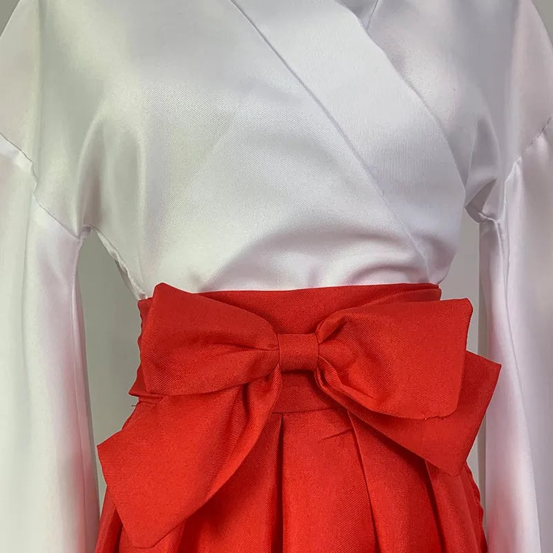 Iori Utahime Cosplay Costume Girls  Kimono Suits Woman Tops Dress Halloween Party Iori Utahime outfits headwear for comic con