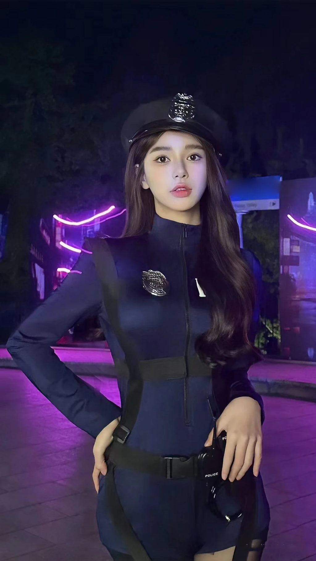 Sexy Cosplay Costumes Hot Rabbit Police Woman Jumpsuit Halloween Costume For Women Tempting Uniform Seductive Performance Cloth