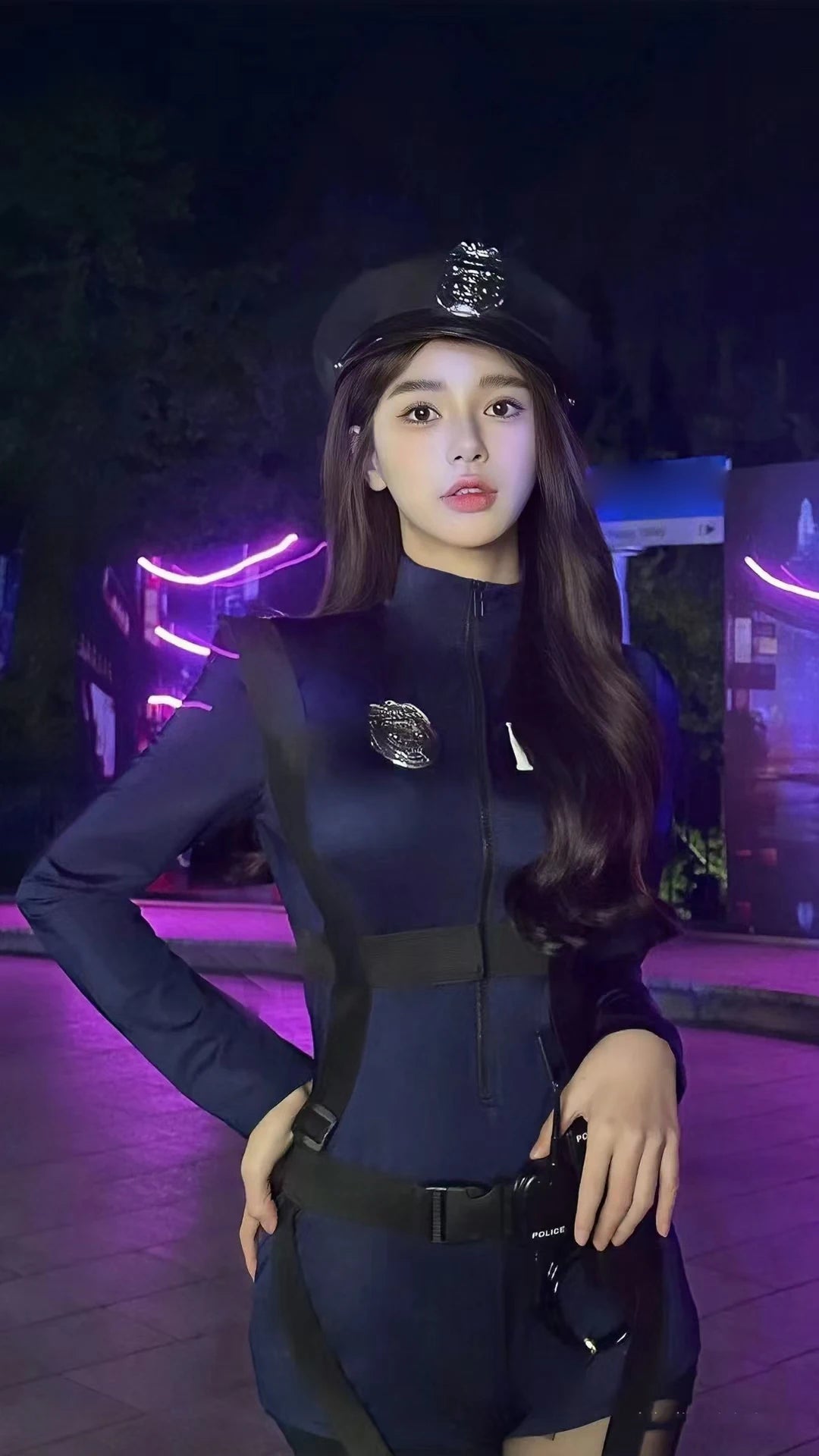 Sexy Cosplay Costumes Hot Rabbit Police Woman Jumpsuit Halloween Costume For Women Tempting Uniform Seductive Performance Cloth