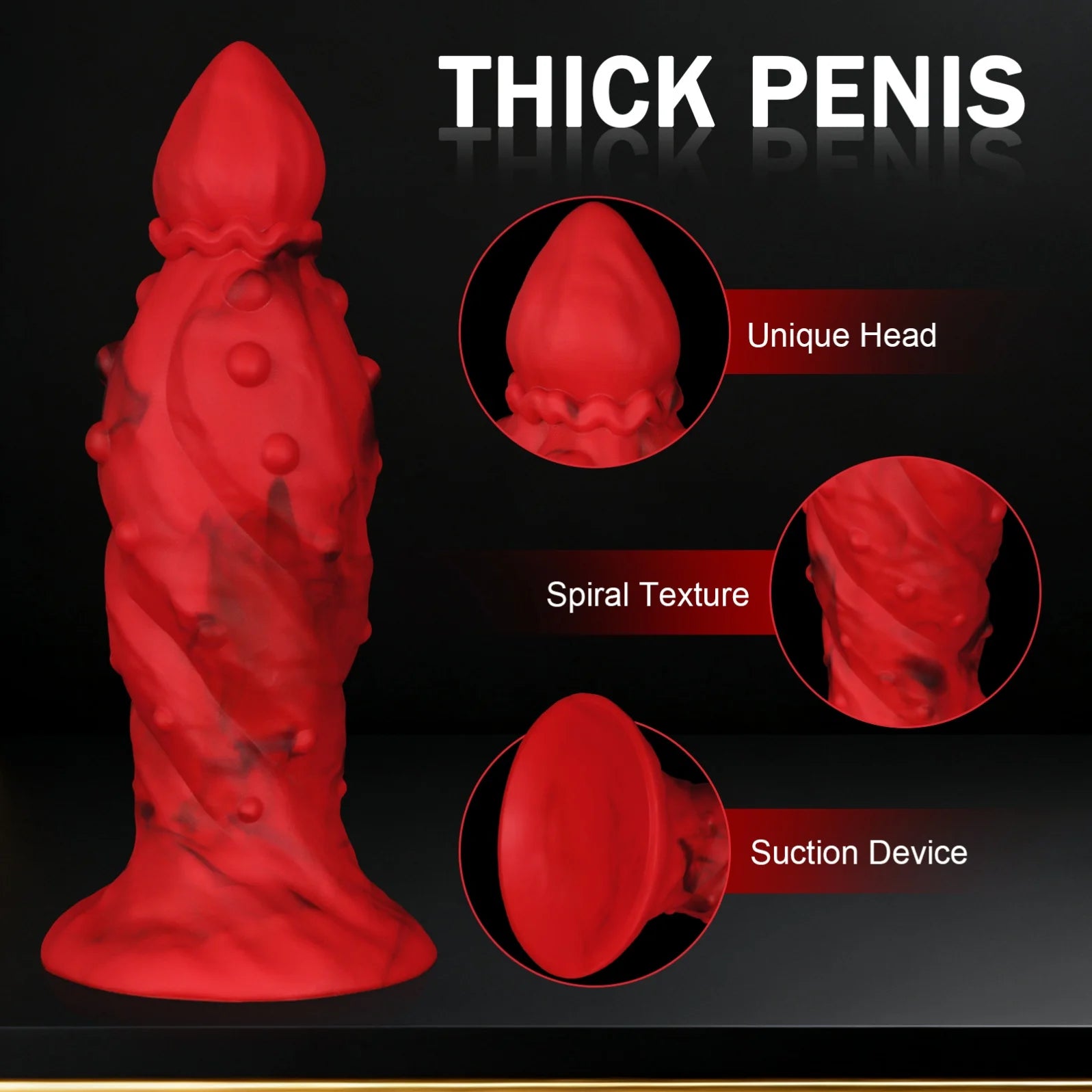 Threaded Pointed Anal Plug Huge Butt Plug Anal Dilation G-Spot Stimulation Sex Toys For Women Men Gay Prostate Massage Adult Toy