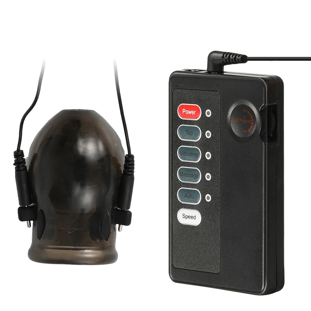 Glans Vibrator Penis Enlargerment Trainer Vibrator Masturbators for Men 10 Speeds Glans Stimulater Massager Adult Sex Toys