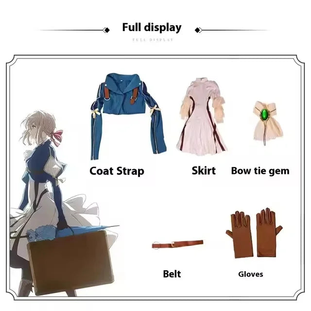 Anime Violet Evergarden Cosplay Costume Cosplay Violet Evergarden Costume For Women Halloween Two-dimensional Role Play