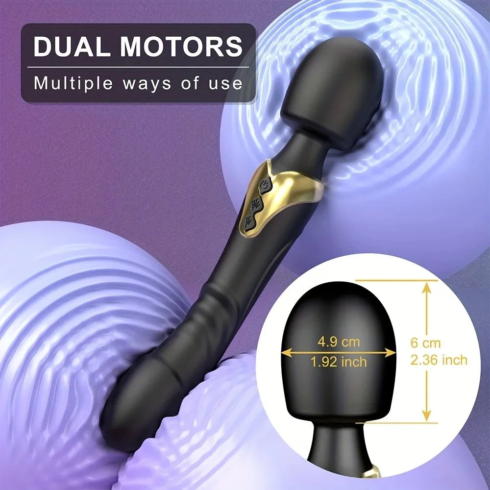 Powerful AV vibrator, dildo, female wand, 10 modes, clitoral stimulator, g -spot， Vaginal massage, adult sex toys