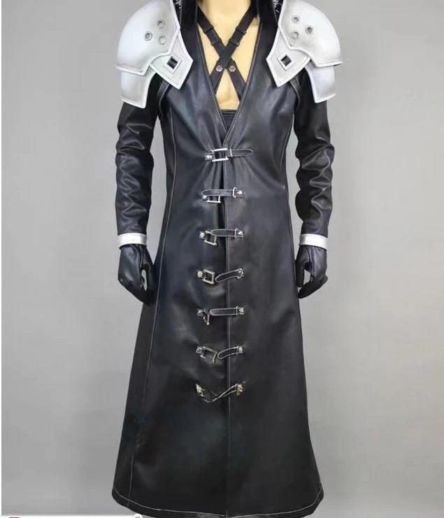 Fantasy VII 7 Sephiroth Deluxe Edition Cosplay Uniform Suit Full Set Men's Halloween Costumes Custom-made Express Shipping