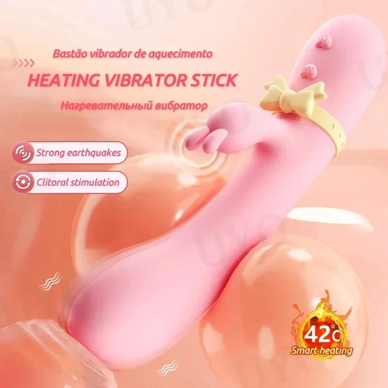 Female Dildo Vibrator BDSM Sex Toy G-Spot Clitoral Stimulator USB Rechargeable Vacuum Oral Sucking Massager Adult Products