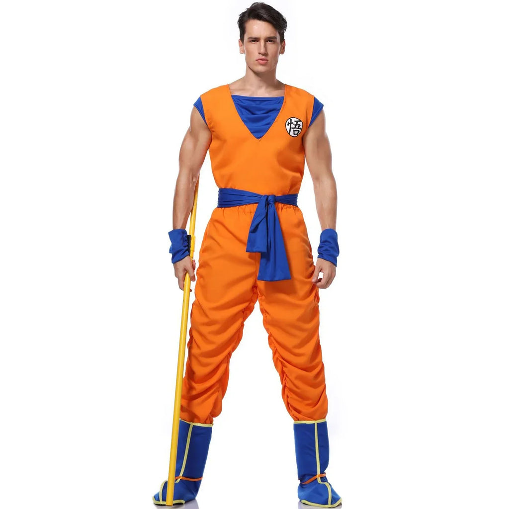 2025  Costume cosplay Goku Super Saiyan Cosplay Cosplay Uomini adulti Tute anime Costumi di carnevale di Halloween