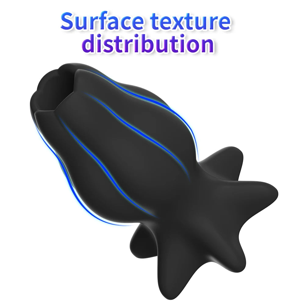 Hollow Anal Plug for Women Men Couples Anal Sex Enema Anal Dilator Hollow Silicone Butt Plug Anus Expansion Adult Sex Toys