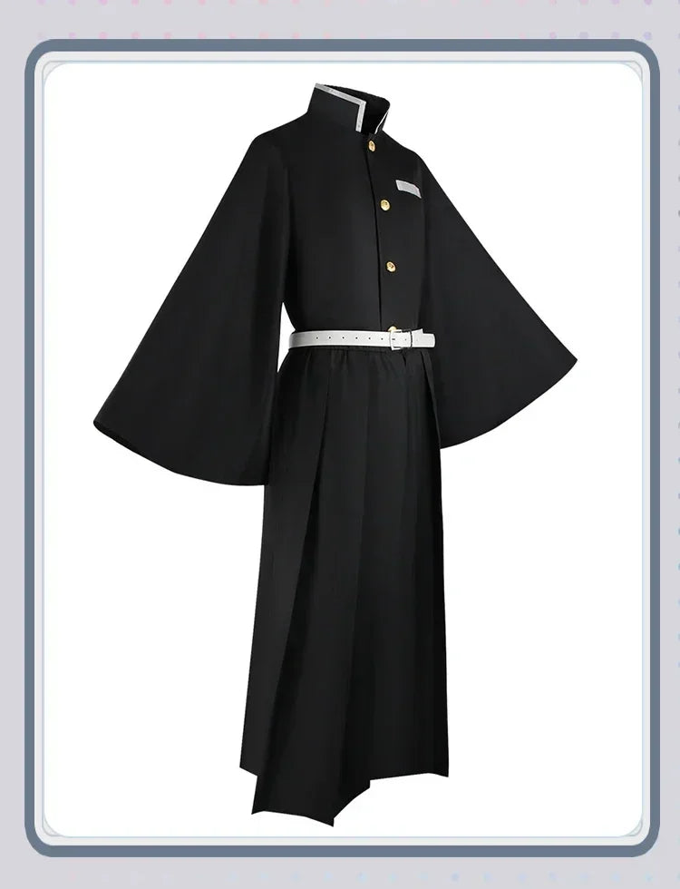 Aime Tokitou Muichirou Cosplay Costume Demon Slayer Cosplay Kimetsu No Yaiba Kisatsutai Uniform Wig Halloween Costume for Woman