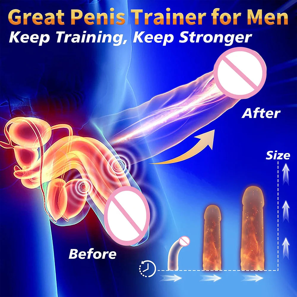Male Penis Vibrator Sex Toys,4 Tentacles 360° Wrapping Glans Trainer,Fingertip Endurance Delay Exerciser,Masturbator Erotic Toys