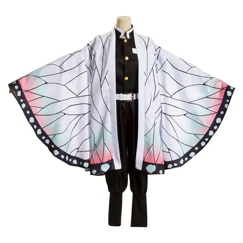 Demon Kochou Kanae Cosplay Costume Adult Anime Kimetsu No Yaiba Shinobu Kochou Halloween Clothes