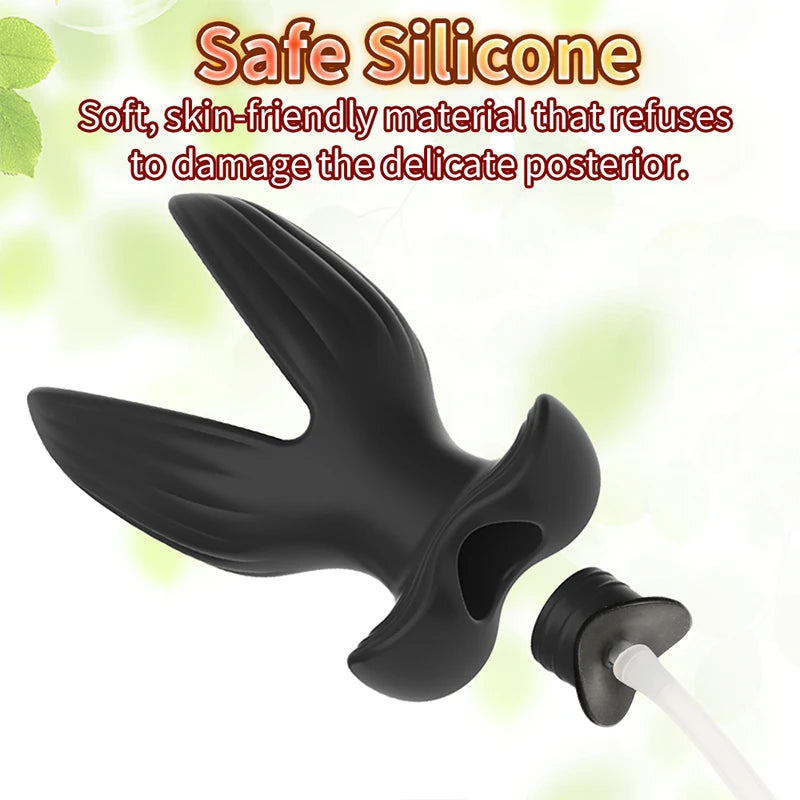 Male Hollow Butt Plug Piss Urinal Lock Flow Into Anal Plug Catheter Penis Plug Fetish Erotic Masturbation Sex Toys For Men Gay