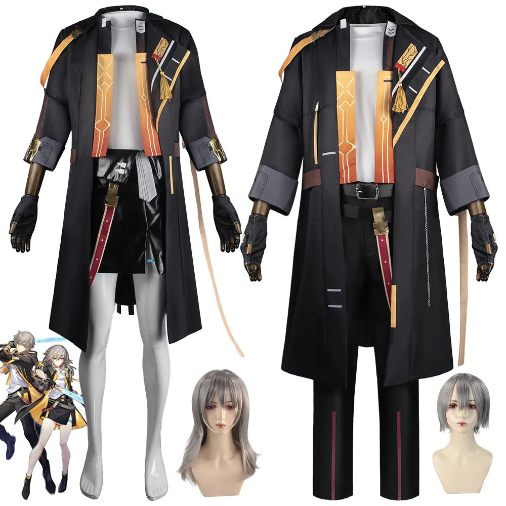 Honkai: Star Rail Trailblazer Stelle Caelus Woman Men Cosplay Costume Cos Game Anime Party Uniform Hallowen Play Role Clothes