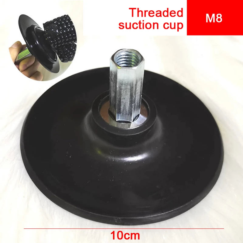 Black Suction Cup Adapter Telescopic Linear Actuator Suction Cup M6 M8 M10 3XLR Connector Reciprocating Device Attachments Parts