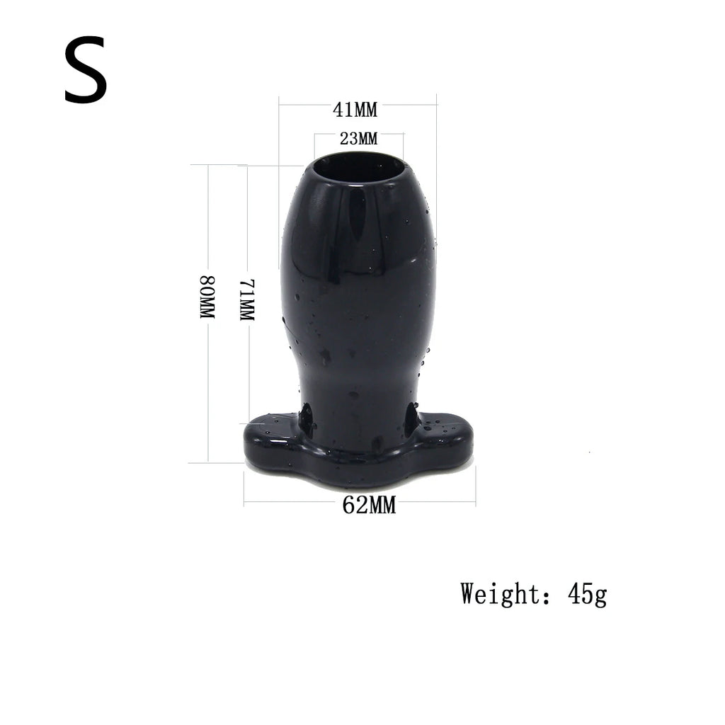 Hollow Anal Plug - Anal Dilator for Multifunctional Use, Peeping & Probing, Enema & Cleansing, Anal Sex Adult Erotic Product