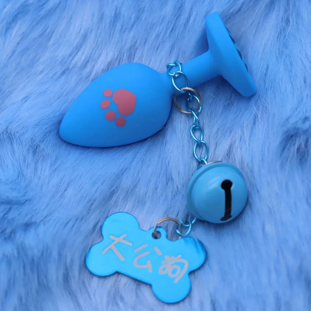 Anal Plug With Bell Ring Ass Small Plug Sex Toys for Gays Butt Silicone Anal Massager Stimulator Dildo Anal Adults Masturbation