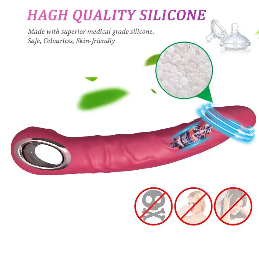 Dildos Vibrator Silicone Realistic Big Penis Anal Plug G-spot Sex Toy Powerful Massager For Women Clitoris Stimulator Adults 18+