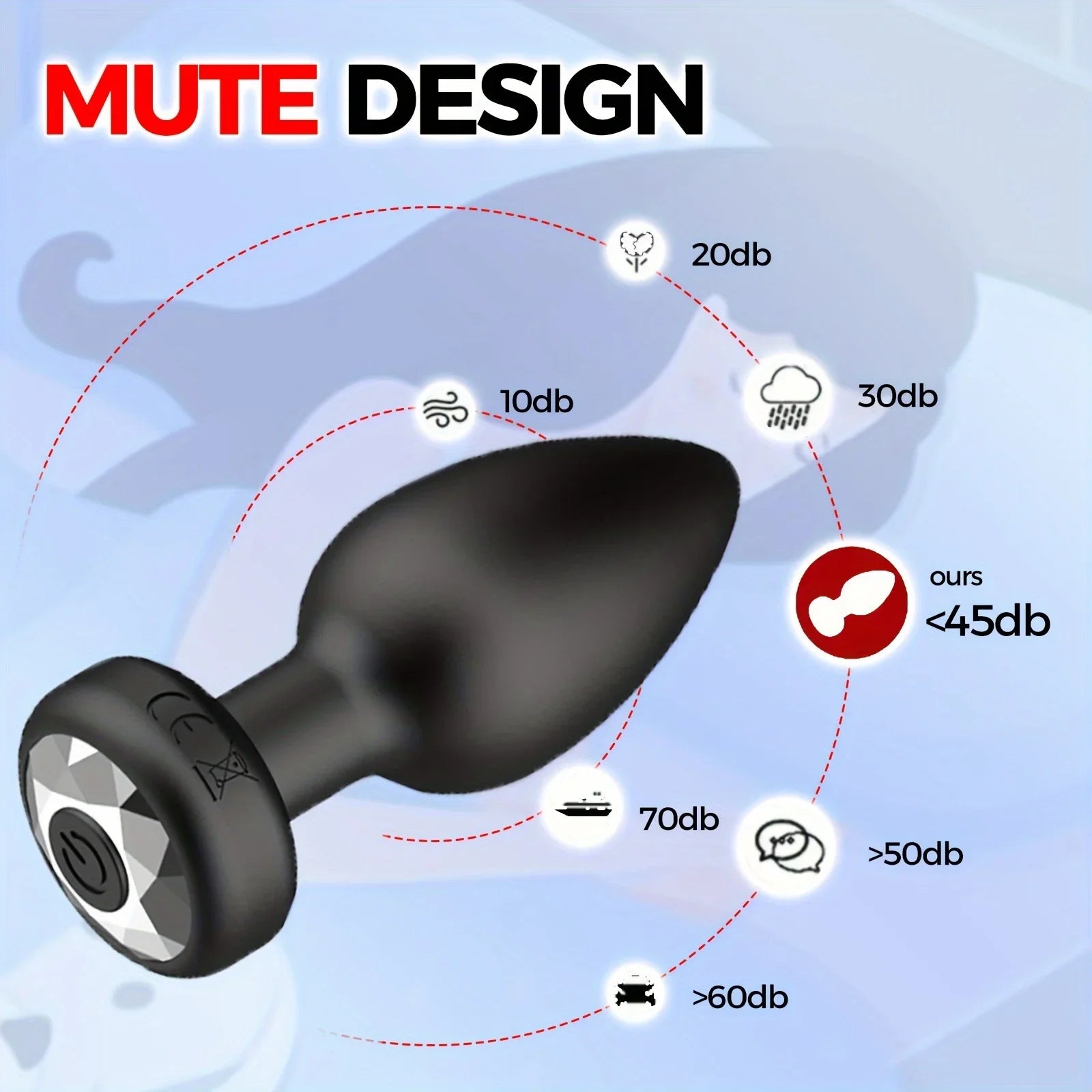 Anal Plug Vibrator for Men Butt Plug Portable Massager Wireless Remote Control Dildo Vibration Sex Toys for Male Adult Toys 18+