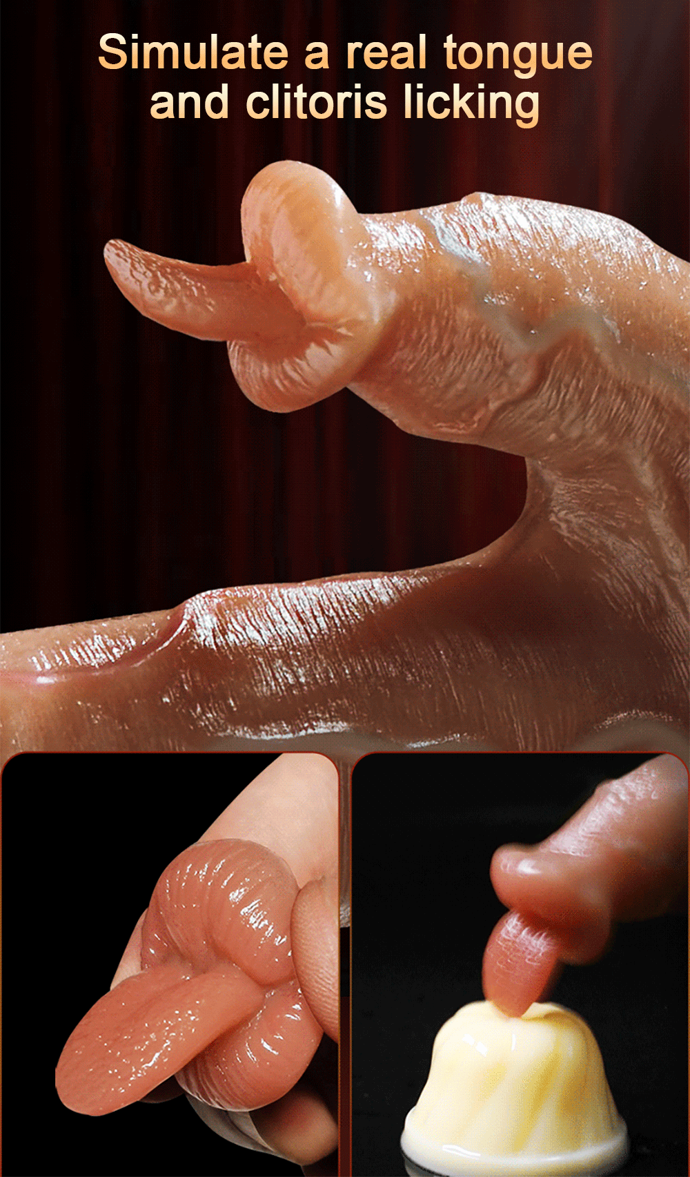 Thrusting Realistic Dildo for Women Big Penis Sex Toys Heating Cock Remote Control Telescopic Vibrators Anal Female Stimulator