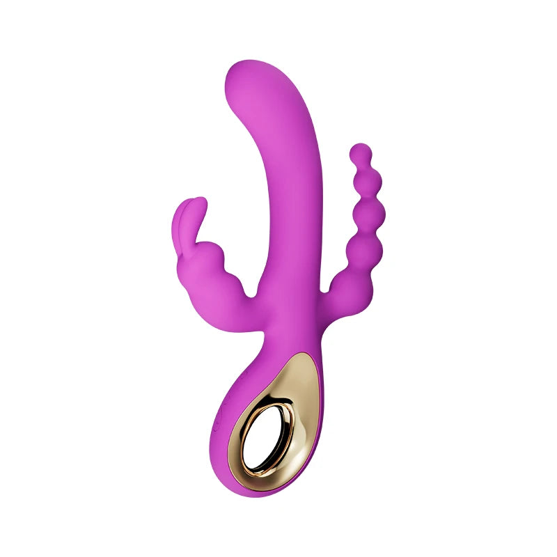 3 In 1 Dildo Rabbit Vibrator for Women G-Spot Orgasm Masturbator Anal Plug Clitoris Stimulator Female Masturbation Sex Toys 18