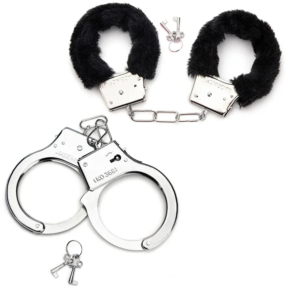 Erotic Accessories Sex Toys 2pc BDSM Bondage Handcuffs for Restraints Cuffs Fetish Adult Couples Games Juguetes Sexuales Gift