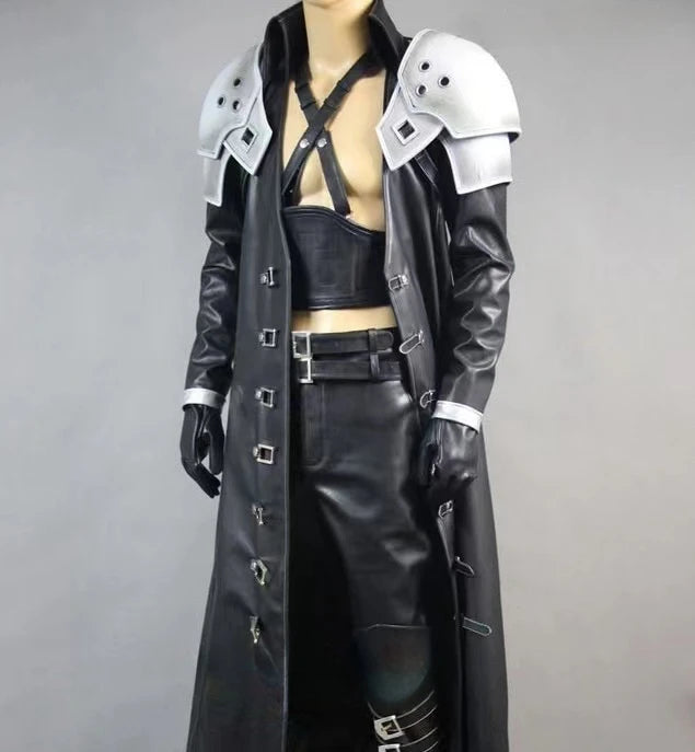 Fantasy VII 7 Sephiroth Deluxe Edition Cosplay Uniform Suit Full Set Men's Halloween Costumes Custom-made Express Shipping