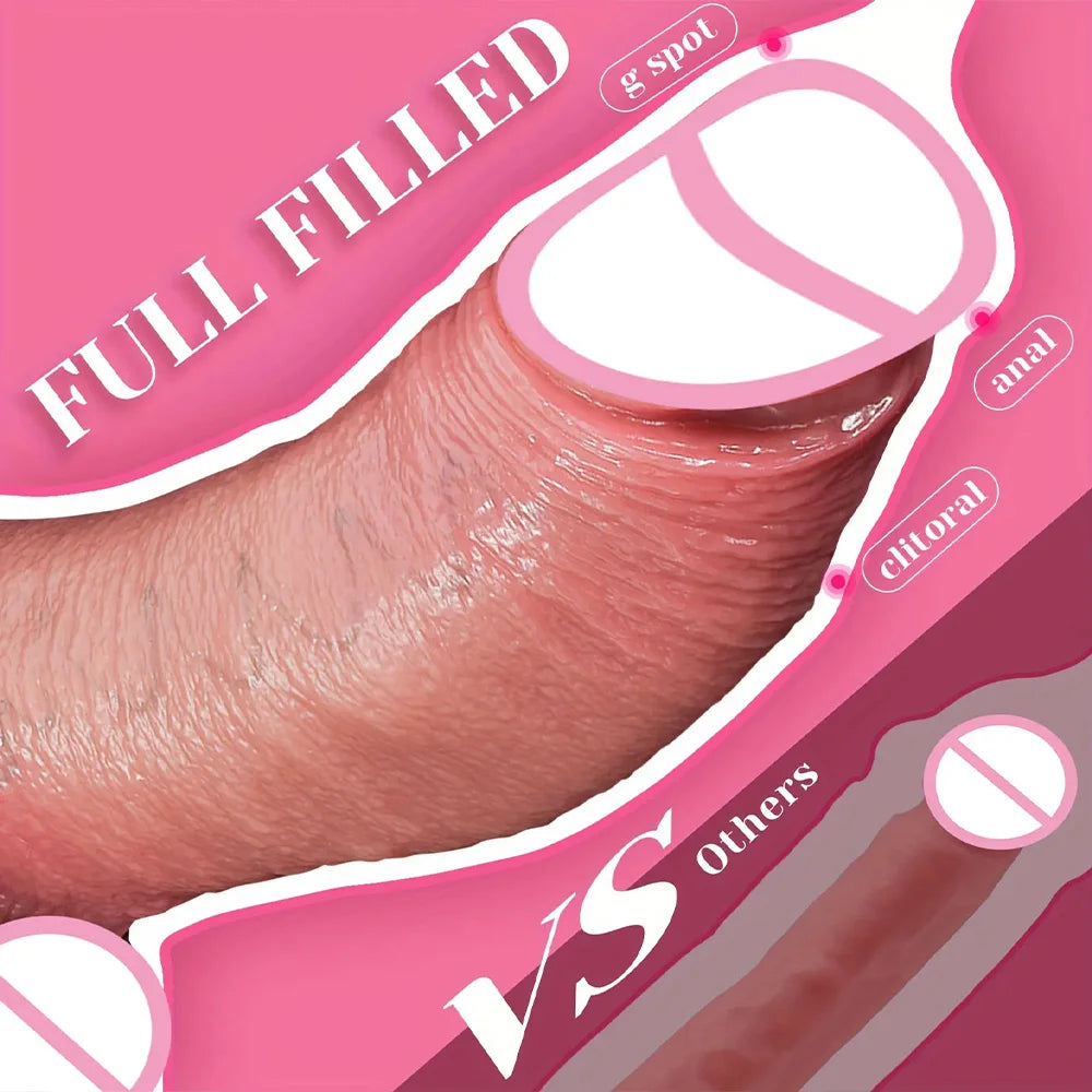Soft Huge Dildo Realistic Penis Double Penetration Anal Plug Female Vagina Masturbation Sex Toys Adult For Women Men Big Dick 18