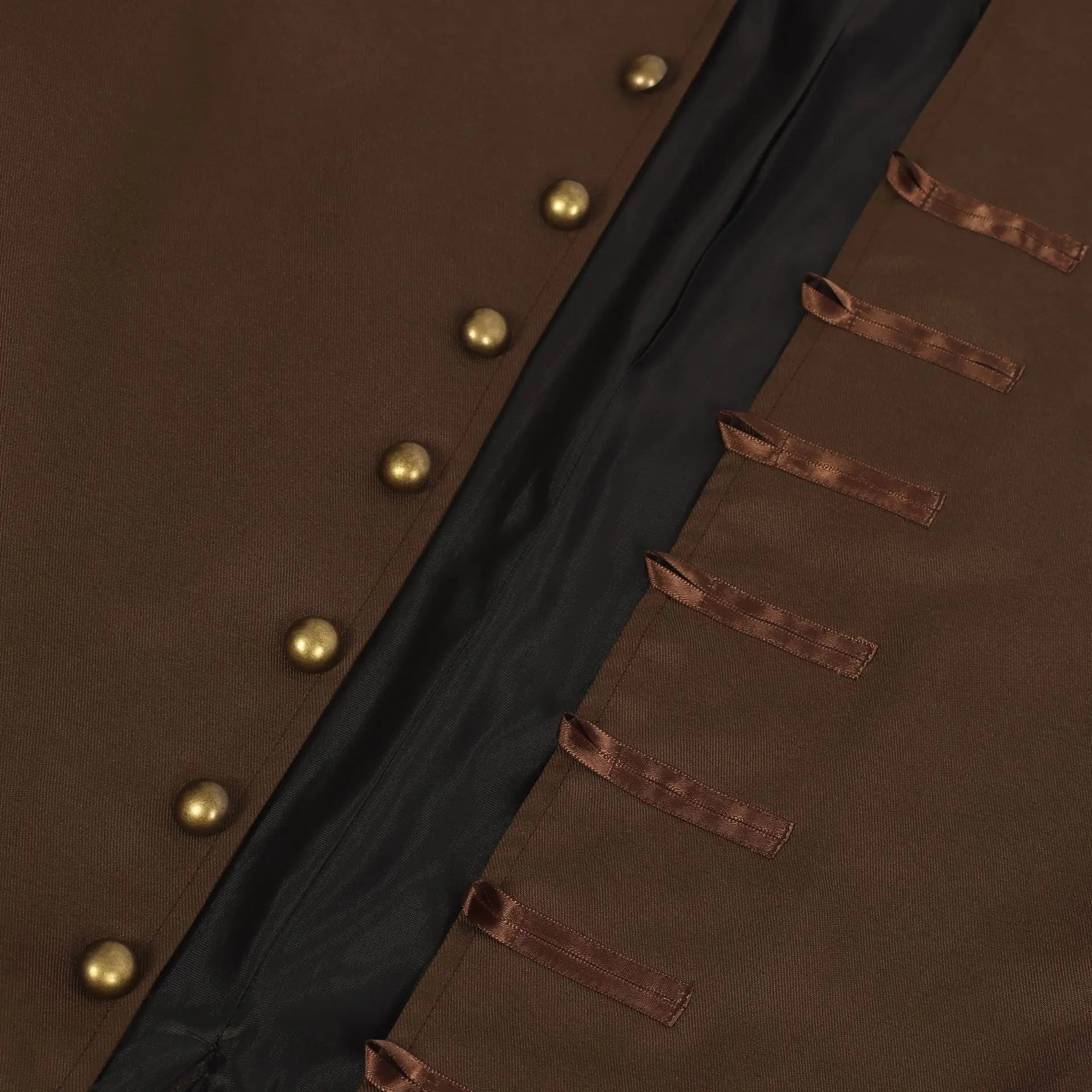 Halloween Caribbean Pirate Jacket Renaissance Overcoat Medieval Jacketcoats Pirate Captain Costume Stage Role-playing Costume