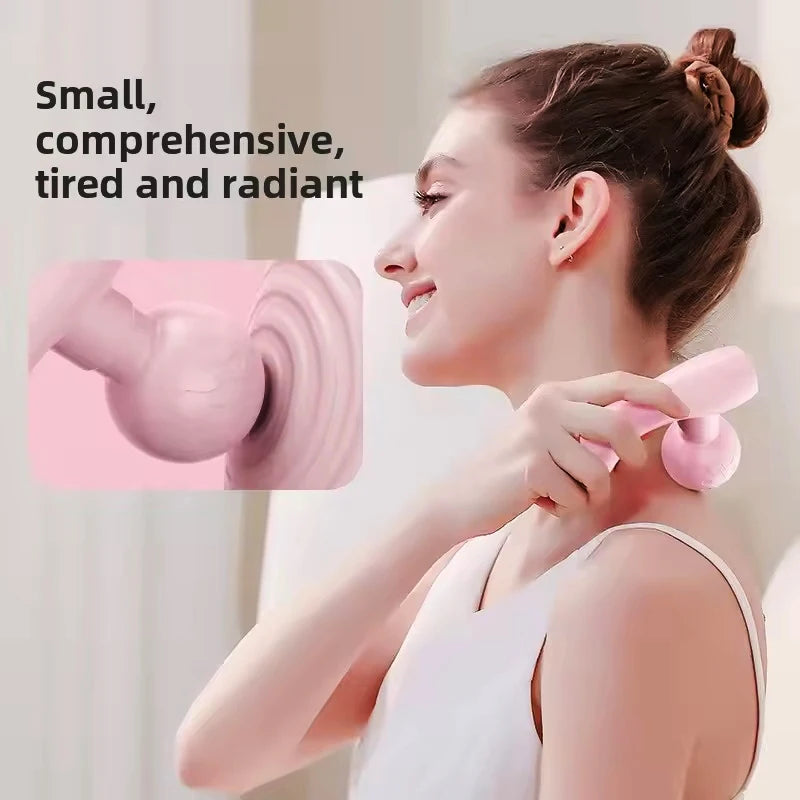 Sensual Dual-Headed Massager, Dual-Motor Vibrating Fascia Gun, Portable Rechargeable Muscle Relaxation Massager