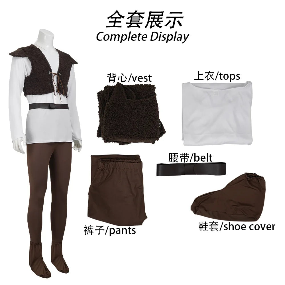 Lord Farquaad Cosplay Costume Fiona Princess Dress discovered prince Mens Costume Shrek Full Set Halloween Carnival Outfit