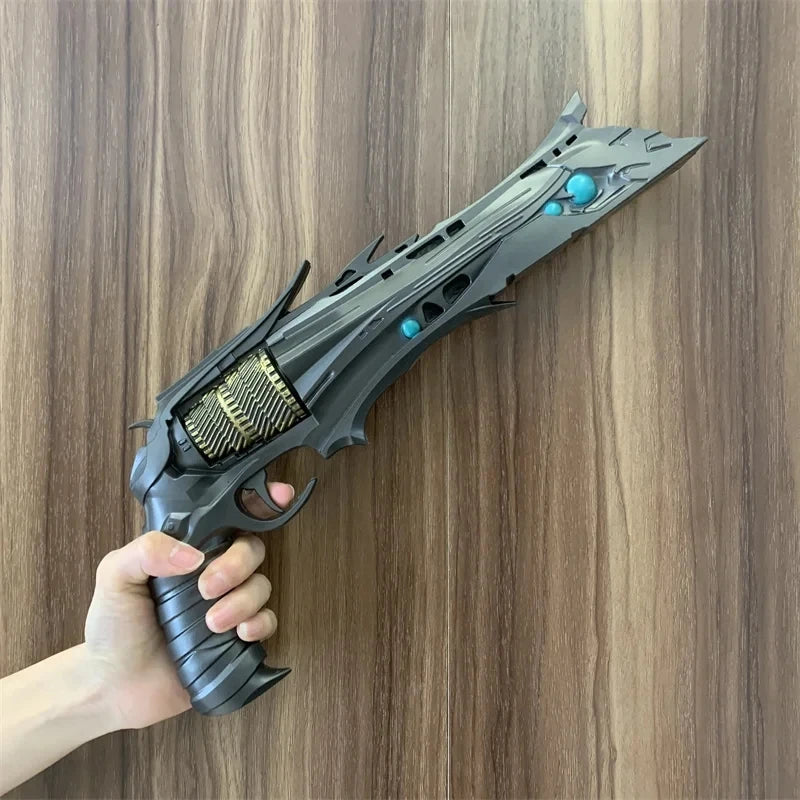 Revolver Guns Model Prop No Shotting Weapons Cosplay Laser Rifle Gun Safety PU Rubber Halloween Gift Toys