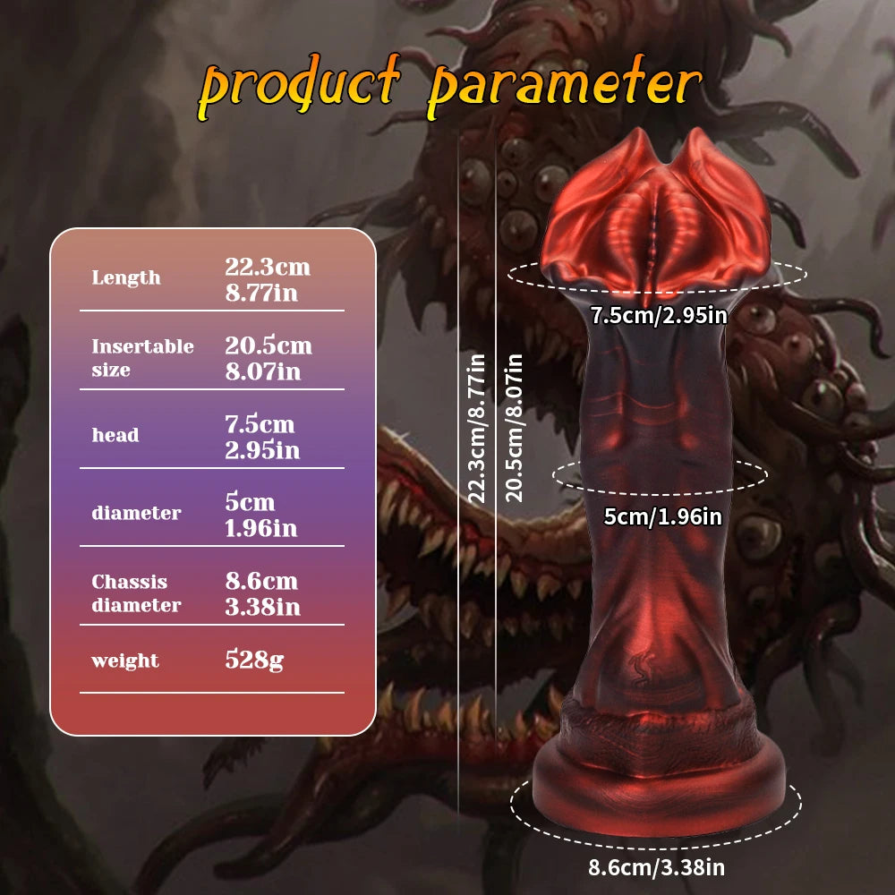 8.7inch Thick Monster Dildos with Strong Suction Cup for Women, Fantasy Silicone Dildo, Big Large Anal Dildo, Adult Sex Toy