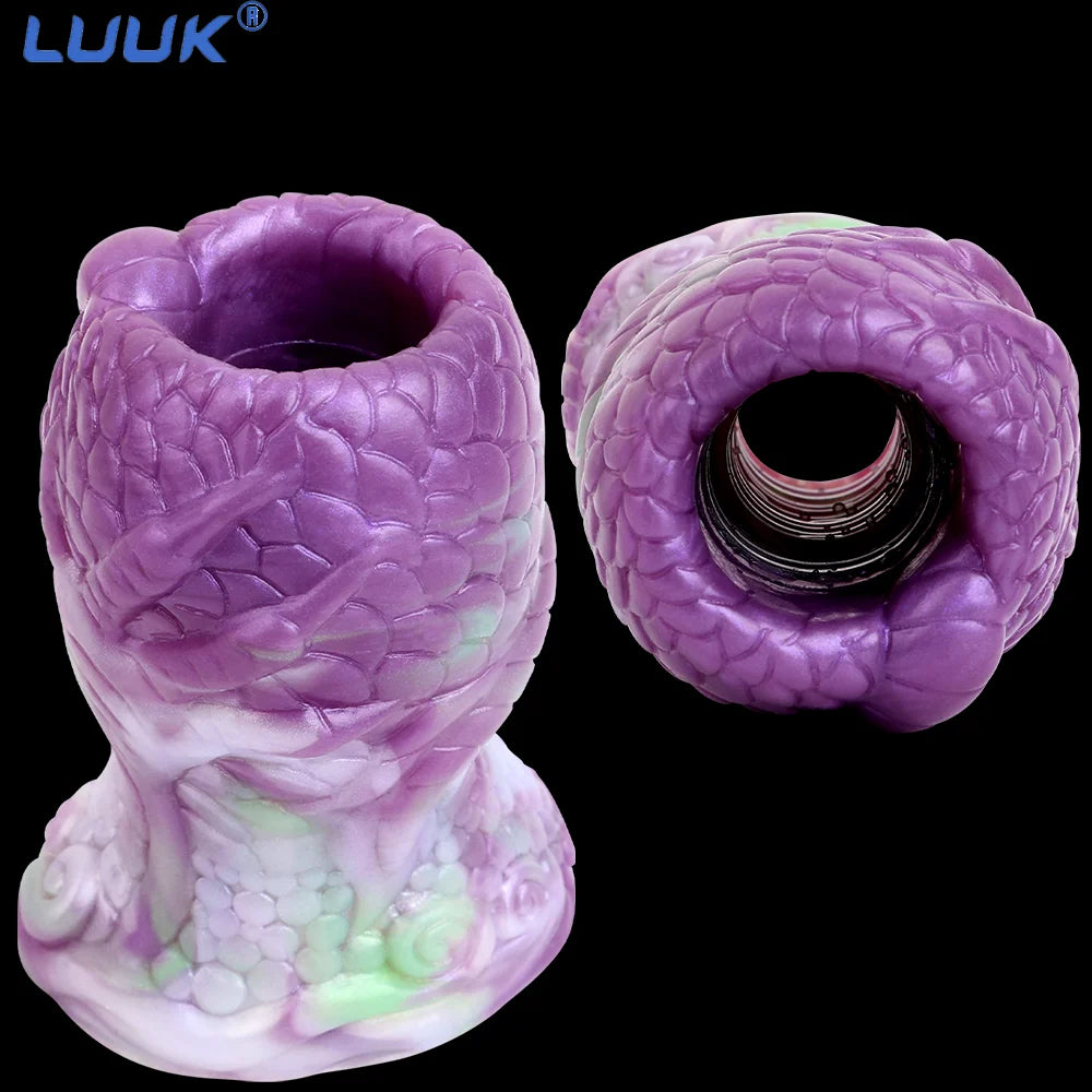 LUUK Anal Plug for Comfortable Silicone Butt Plug Hollow Anal Beads Prostate Massager Anal Sex Toys for Men and Women