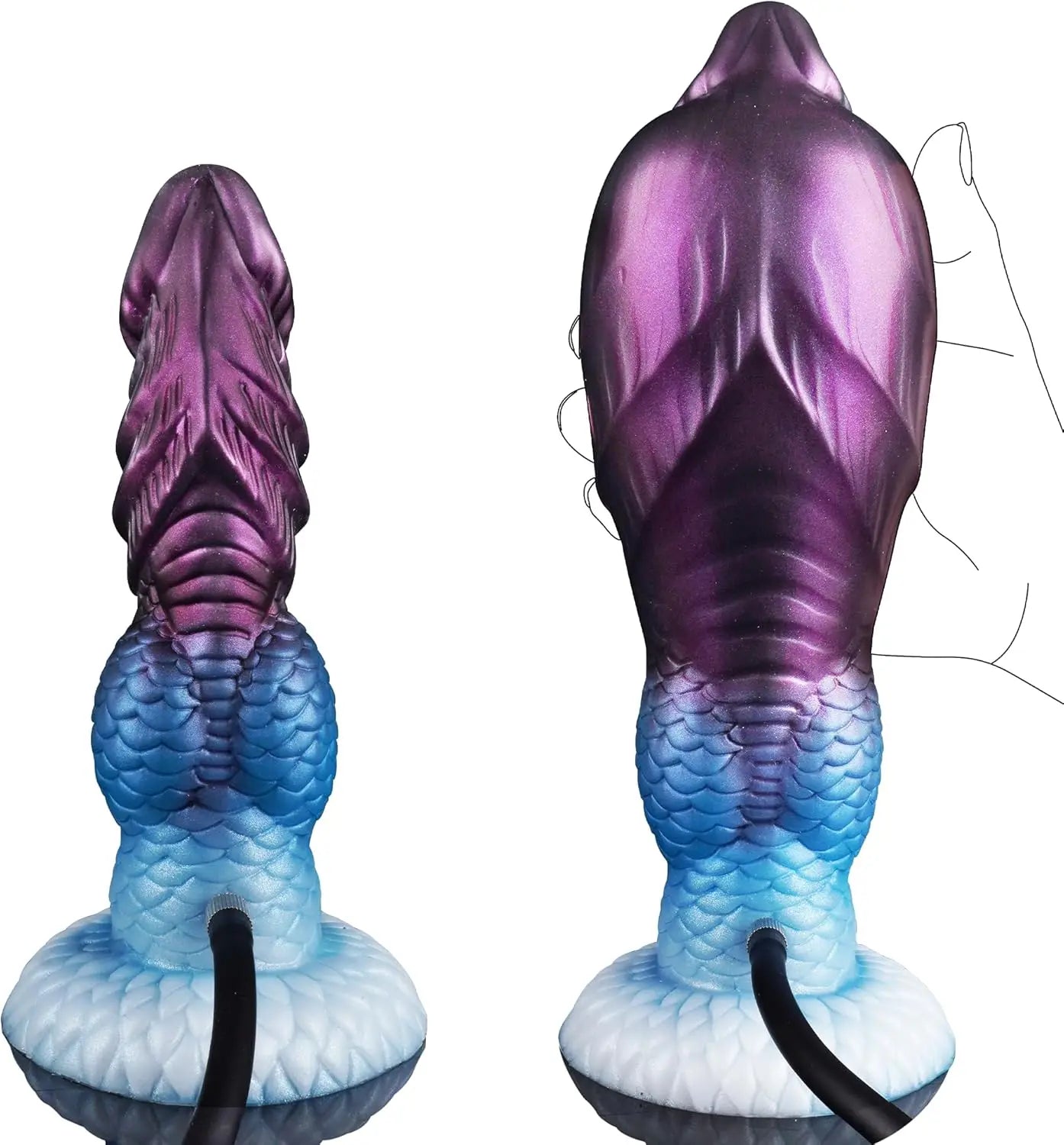 New Inflatable Animal Dildo - P Spot Stimulator Wearable Anal Plug Soft Fake Penis Buttplug Sex Toys For Women Men 18+