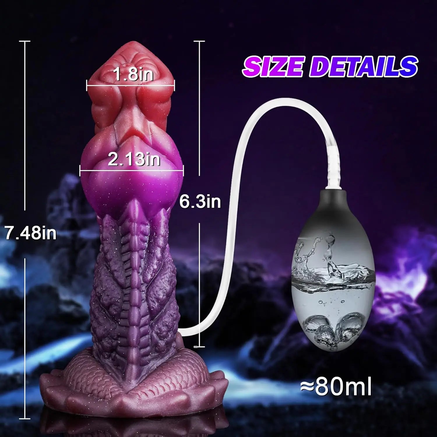 New Inflatable Animal Dildo - P Spot Stimulator Wearable Anal Plug Soft Fake Penis Buttplug Sex Toys For Women Men 18+