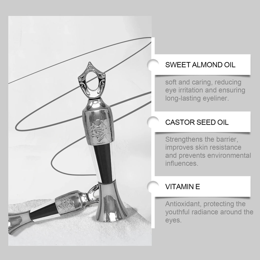 Black Color Liquid Eyeliner Pencil Long-Lasting Natural Smooth Durable Non-Fading Beauty Make-Up Tool Cosmetics Eye Shadow Stick