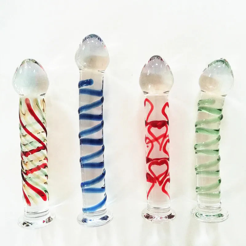 Anal Plug Butt Sex Toy Female Glass Anal Beads Vaginal Balls Masturbation Sex Products Vagina Anus Dilator For Women