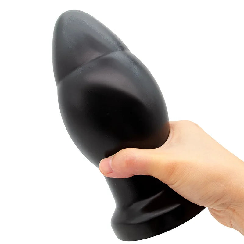 Giant Anal Dilator Pull Bead Black Dildo Male Prostate Stimulation Female Masturbation Vaginal and Anal Sex Toy Store