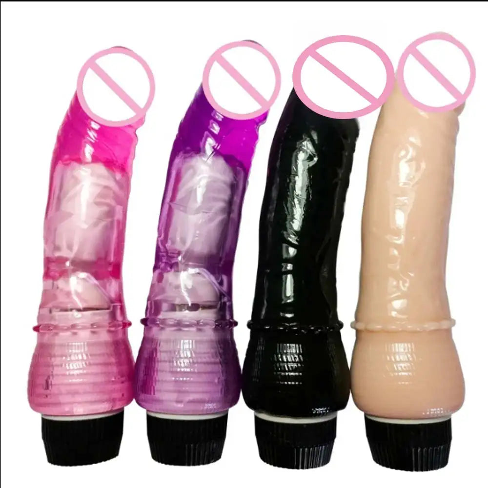 Powerful Penis Vibrator Dildo Dual Vibration G Spot Clitoris Stimulation Masturbators Vaginal Massager Adult For Women Sex Toys