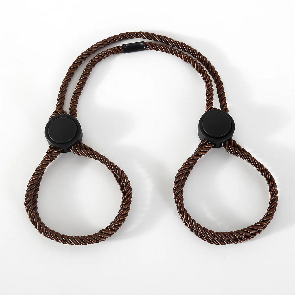 Men And WomenFetish Slave Role Play Bondage Touch Hondage Fun Accessories of Silk Rope Handcuffs Leg Cuffs Multifunctional