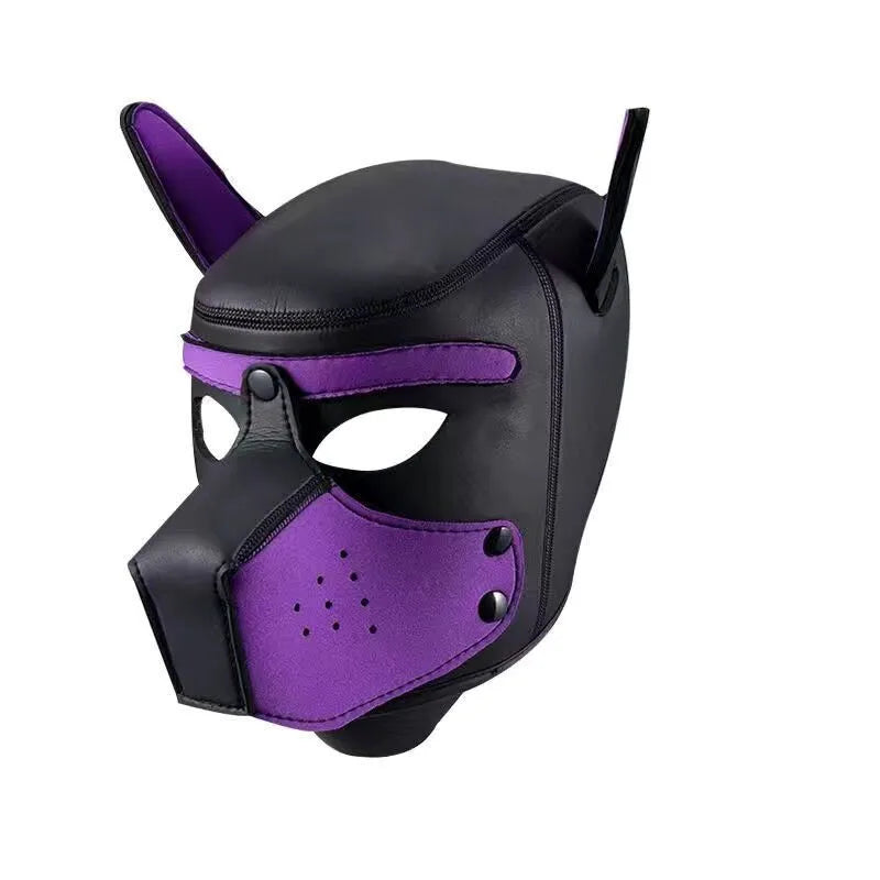 Sex Toys For Couples Two Adult Games Erotic SM Tools Halloween Cosplay Mask Headgear Dog Butt Tail Anal BDSM Bondage Equipment