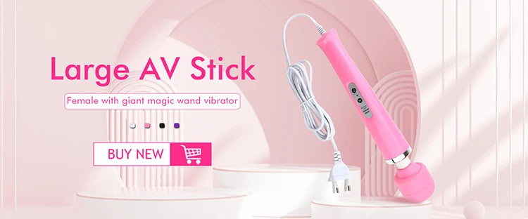 Super strong vibration massager with multiple frequencies to stimulate orgasm. Adult sex toy suitable for female masturbation.