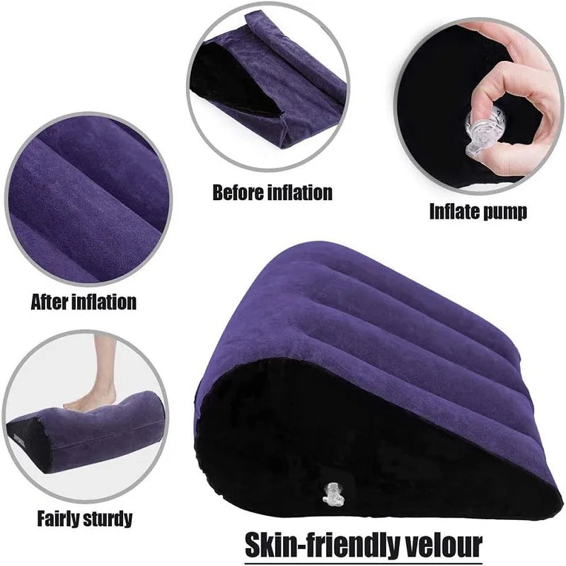 Sex Pillow Sex Toys for Couples Inflatable Sexy BDSM Adults Games Erotic Aids Wedge Body Cushion Sexual Love Sextoys Furnitures