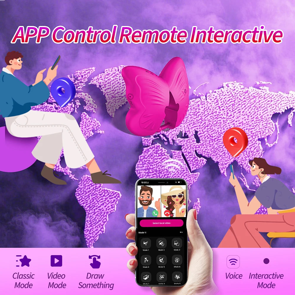 Sex Toys Nipple Vibrator Wearable Nipple Toys for Women Female Discreet APP Vibrators Adult Toys Vibrating Sex Toy for Couples